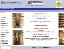 Tablet Screenshot of pacificsemi.com